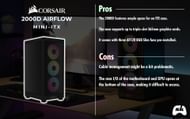 The Corsair 2000D Airflow is a solid mini-ITX case (Image via Sportskeeda)